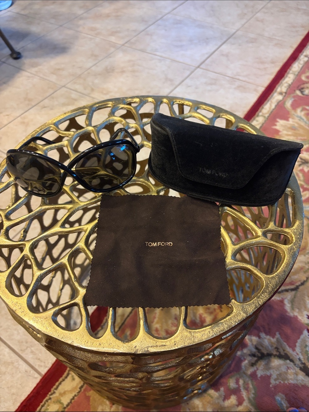 Tom Ford Black Whitney Sunglasses in Flawless Condition